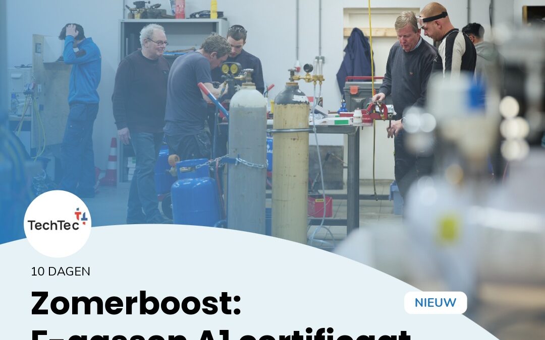 Zomerboost: in 10 dagen je F-gassen A1-certificaat behalen